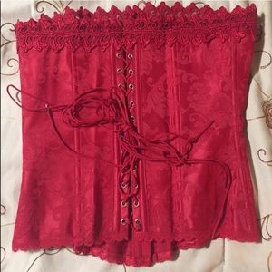 Perfect Red Lace corset